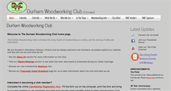 Desktop Screenshot of durhamwoodworkingclub.com