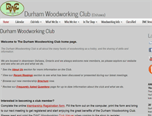 Tablet Screenshot of durhamwoodworkingclub.com